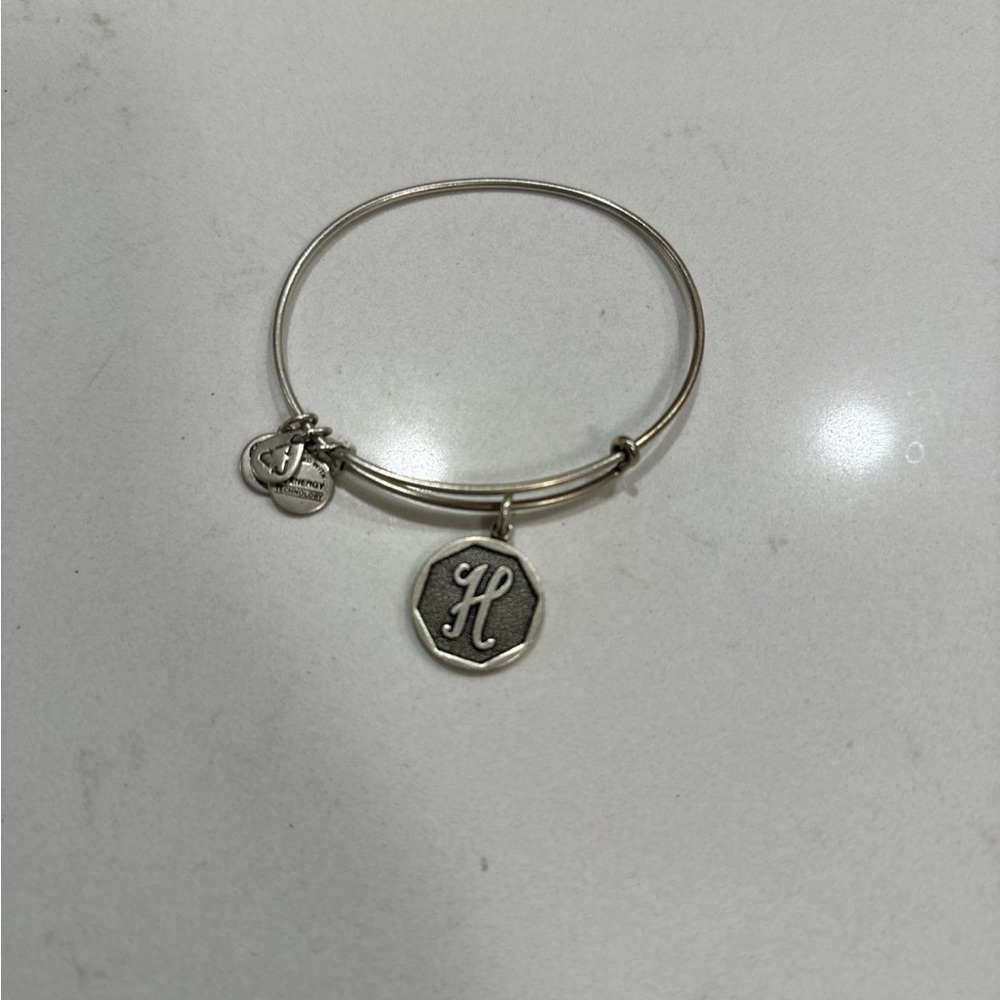 Alex and Ani “H” Bangle Bracelet